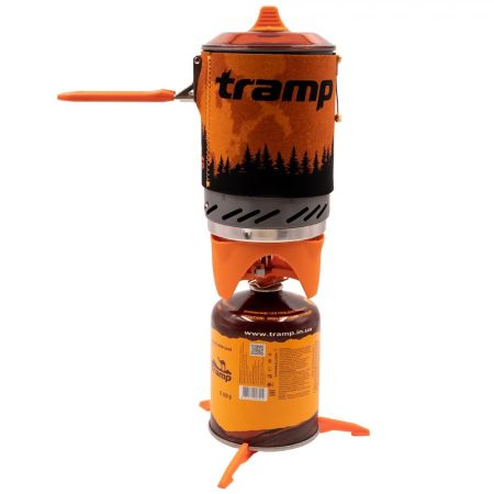 Система Tramp для приготовления пищи 1л TRG-115 оранжевый